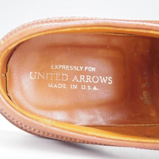 極上★オールデン 8D【貴重★ウイスキーコードバン/茶/97891】ユナイテッドアローズ別注/ロングウイング/バリーラスト/Alden★j347