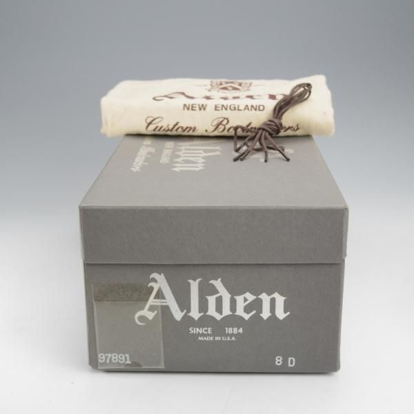 極上★オールデン 8D【貴重★ウイスキーコードバン/茶/97891】ユナイテッドアローズ別注/ロングウイング/バリーラスト/Alden★j347