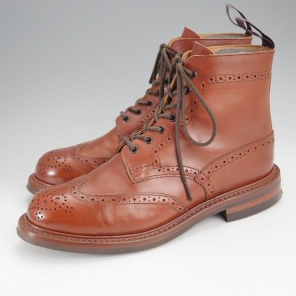 極美品★トリッカーズ(レディース) SIZE 6.5【ダイナイトソール仕様★マロンアンティーク/カントリ−ブーツ】L5180/茶/Tricker's★j348