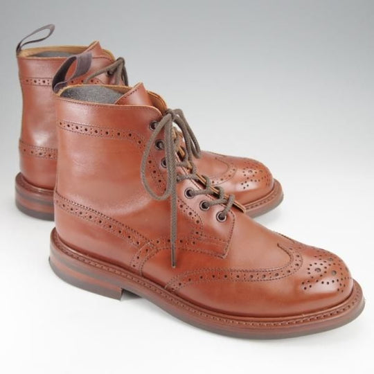 極美品★トリッカーズ(レディース) SIZE 6.5【ダイナイトソール仕様★マロンアンティーク/カントリ−ブーツ】L5180/茶/Tricker's★j348