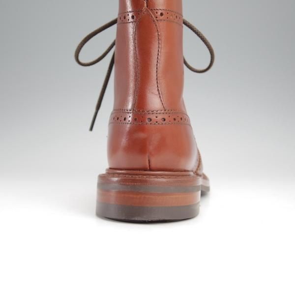 極美品★トリッカーズ(レディース) SIZE 6.5【ダイナイトソール仕様★マロンアンティーク/カントリ−ブーツ】L5180/茶/Tricker's★j348