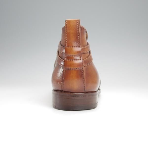 極美品★(仏)ベルルッティ SIZE 6.5【カリグラフィ(スクリット)仕様★Scars/スカーズ/サイドゴアブーツ】ヴェネチアレザー/Berluti★j349
