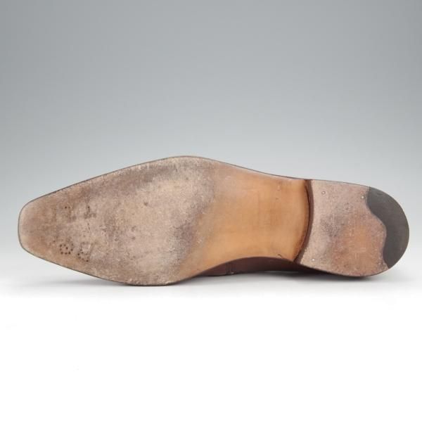 極美品★(仏)ベルルッティ SIZE 6.5【カリグラフィ(スクリット)仕様★Scars/スカーズ/サイドゴアブーツ】ヴェネチアレザー/Berluti★j349