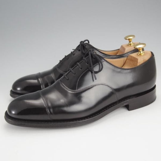 極美品★チャーチ 65F/UK6.5【定価￥176,000-★コンサル/CONSUL R】173ラスト/ストレートチップ/黒/メンズ/Church's★j350