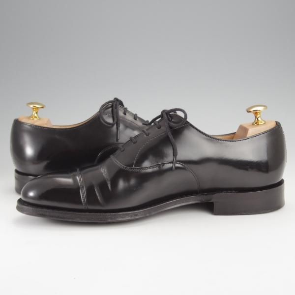 極美品★チャーチ 65F/UK6.5【定価￥176,000-★コンサル/CONSUL R】173ラスト/ストレートチップ/黒/メンズ/Church's★j350