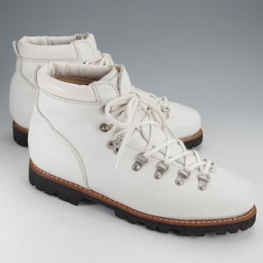 美品★パラブーツ SIZE 8【モデル定価￥82,500-★AVORIAZ/アヴォリアーズ】ジャンヌソール/マウンテンブーツ/白/メンズ/Paraboot★j351