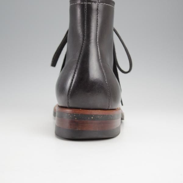 美品★オールデン 8.5D【同系モデル定価￥117,700-★インディーブーツ/401】トゥルーバランスラスト/コルクソール/カーフ/黒/Alden★j352