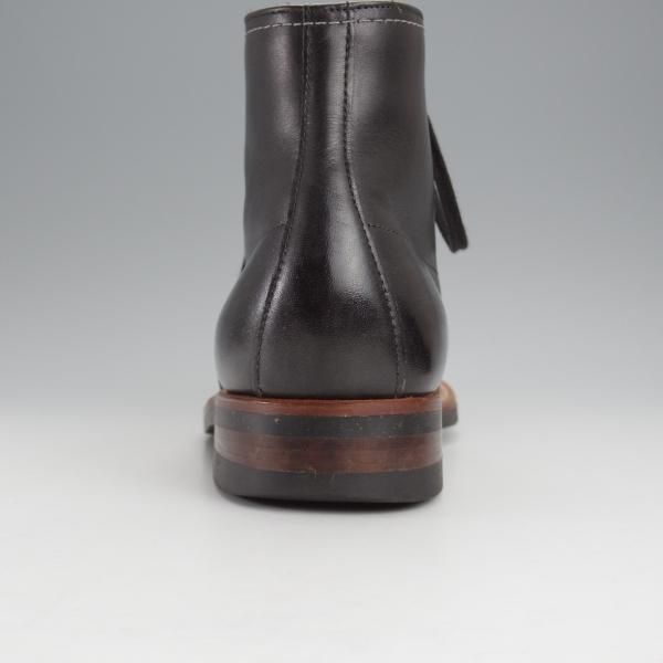 Alden 黒 レザー モカシンブーツ 401 Alden 401 | Buy Alden 401 Black Calfskin Indy Boots w/ White