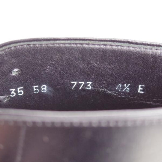 未使用★(仏)オーベルシー 4.5E【定価￥198,000-★(仏)デュプイ社のボックスカーフ仕様/HUGH】レースアップブーツ/黒/AUBERCY★j354