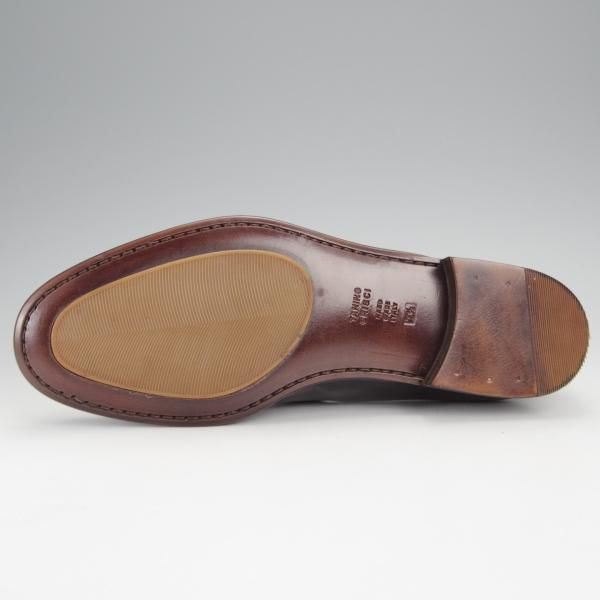 未使用★(伊)タニノクリスチー SIZE 7.5【デッドストック品★コインローファー/127590】スリッポン/カーフ/黒/TANINO CRISCI★j355