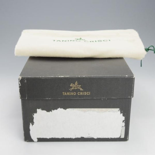 未使用★(伊)タニノクリスチー SIZE 7.5【デッドストック品★コインローファー/127590】スリッポン/カーフ/黒/TANINO CRISCI★j355