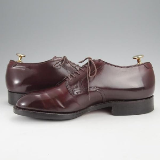 極上★オールデン 6.5D【定価￥169,400-★コードバン仕様/モディファイドラスト/53501】プレーントゥ/バーガンディー/赤茶/Alden★j356