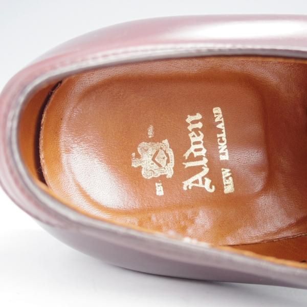 極上★オールデン 6.5D【定価￥169,400-★コードバン仕様/モディファイドラスト/53501】プレーントゥ/バーガンディー/赤茶/Alden★j356