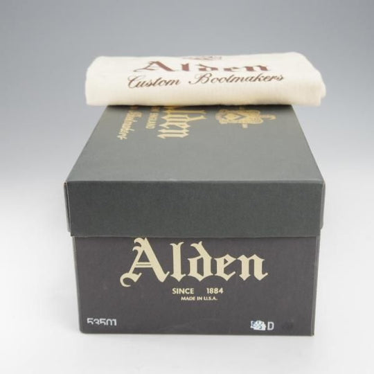 極上★オールデン 6.5D【定価￥169,400-★コードバン仕様/モディファイドラスト/53501】プレーントゥ/バーガンディー/赤茶/Alden★j356