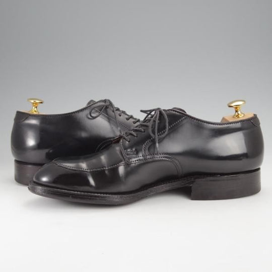 美品★オールデン 7.5D【同系モデル定価￥169,400-★コードバン仕様/モディファイドラスト/BEAMS別注】54332/Vチップ/黒/Alden★j358