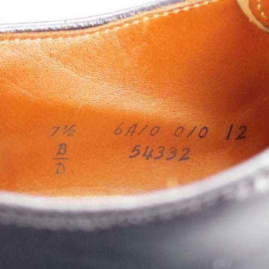 美品★オールデン 7.5D【同系モデル定価￥169,400-★コードバン仕様/モディファイドラスト/BEAMS別注】54332/Vチップ/黒/Alden★j358