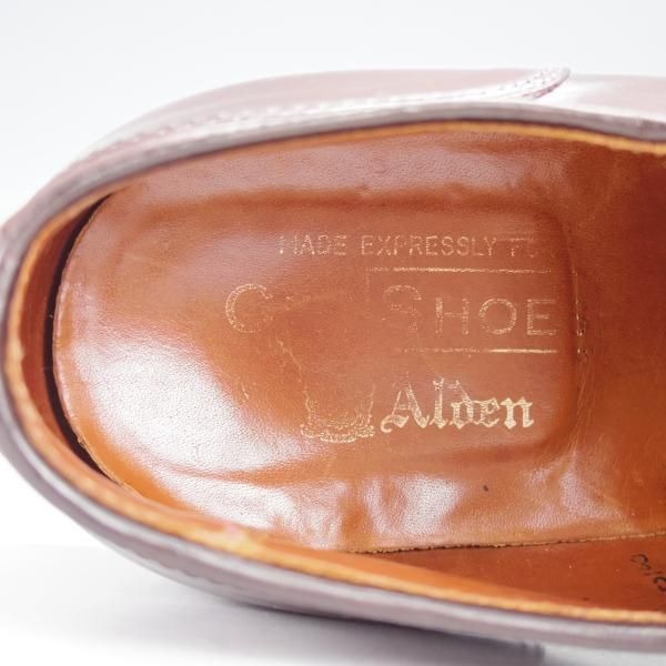 ★オールデン 8E【貴重★シガー色/コードバン仕様/NST】2459/(米)CITI SHOES別注/ノルウィージャンフロント/バリーラスト/茶/Alden★j359