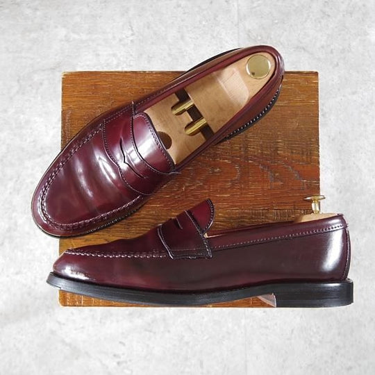 ★オールデン 8.5D【定価￥174,900-★コードバン仕様/99162】ヴァンラスト/コインローファー/赤茶/#8/バンラスト/メンズ/Alden★j360