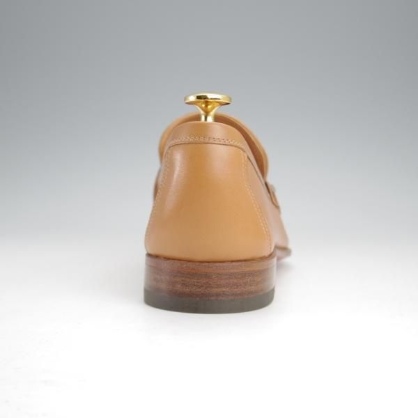 未使用★(伊製)HERMES/エルメス SIZE 40【★ローファー/薄茶】カーフ/メンズ★j363