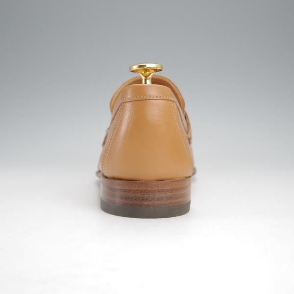 未使用★(伊製)HERMES/エルメス SIZE 40【★ローファー/薄茶】カーフ/メンズ★j363