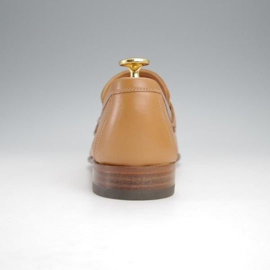 未使用★(伊製)HERMES/エルメス SIZE 40【★ローファー/薄茶】カーフ/メンズ★j363