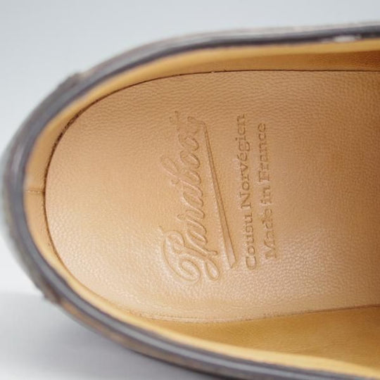 極美品★パラブーツ SIZE 8【定価￥148,500-★コードバン仕様/CHAMBORD/シャンボード】Uチップ/TEXソール/黒/メンズ/Paraboot★j364