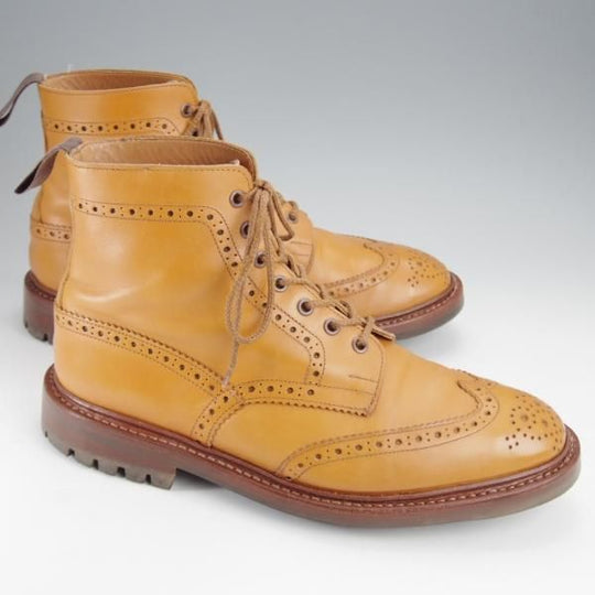 ★トリッカーズ SIZE 9.5【定価￥104,500-★STOW/エイコンアンティーク】5634/ストウ/カントリーブーツ/薄茶/メンズ/Tricker's★j368