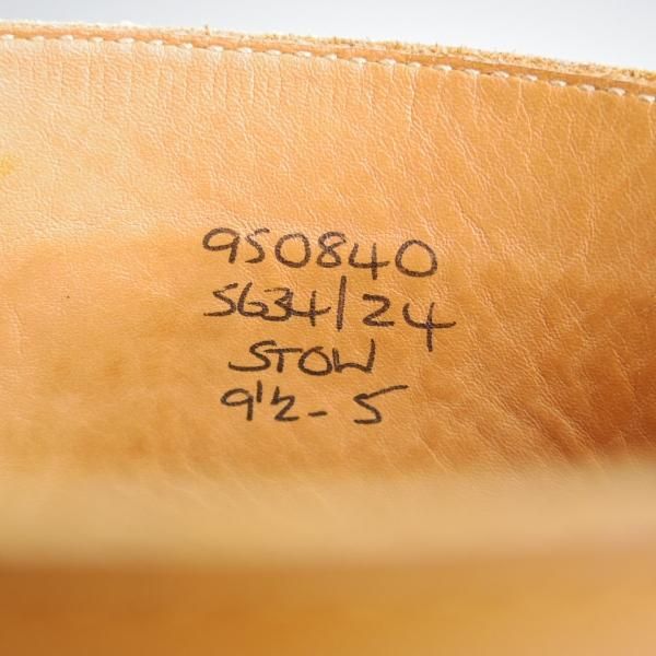 ★トリッカーズ SIZE 9.5【定価￥104,500-★STOW/エイコンアンティーク】5634/ストウ/カントリーブーツ/薄茶/メンズ/Tricker's★j368