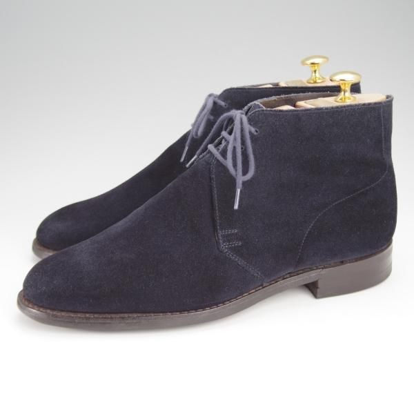 極上★クロケット&ジョーンズ 7.5E【現行定価￥74,800-★ダイナイトソール仕様/CHUKKA】200ラスト/チャッカブーツ/Crockett&Jones★j370