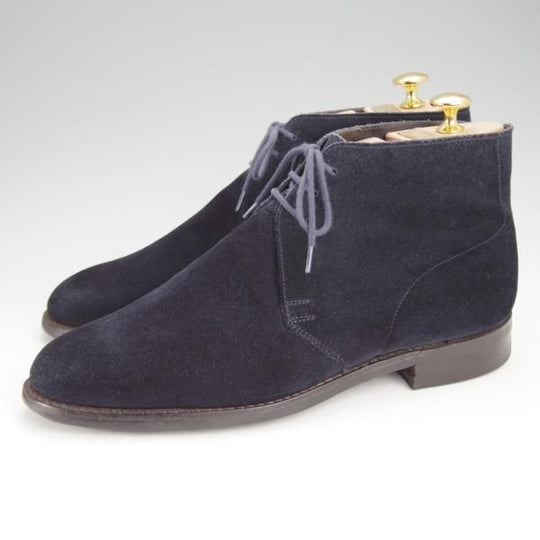 極上★クロケット&ジョーンズ 7.5E【現行定価￥74,800-★ダイナイトソール仕様/CHUKKA】200ラスト/チャッカブーツ/Crockett&Jones★j370