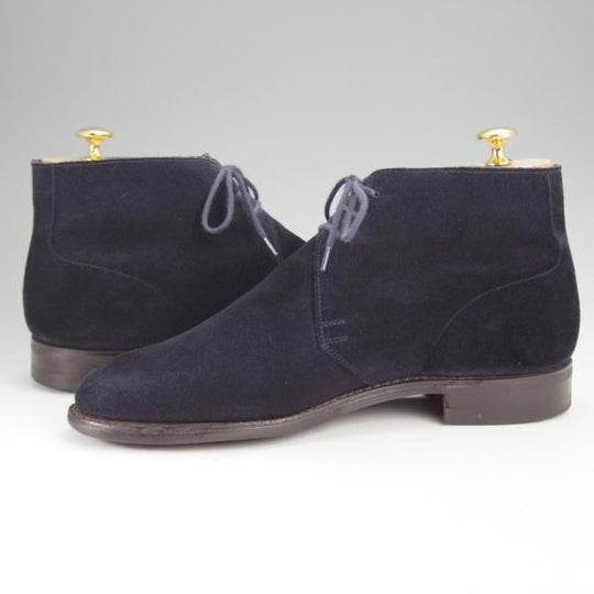 極上★クロケット&ジョーンズ 7.5E【現行定価￥74,800-★ダイナイトソール仕様/CHUKKA】200ラスト/チャッカブーツ/Crockett&Jones★j370