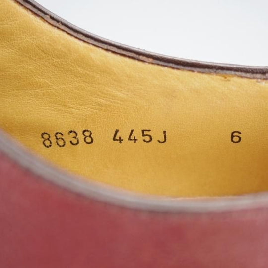 未使用★カルロス・サントス SIZE 6【定価￥59,400-★グッドイヤーウェルテッド製法/トレーディングポスト別注】赤茶/Carlos Santos★j371