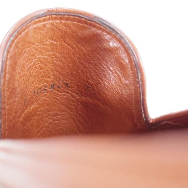 未使用★(伊)タニノクリスチー SIZE 7.5【デッドストック品★タッセルローファー/105843】グレインレザー/茶/メンズ/TANINO CRISCI★j374