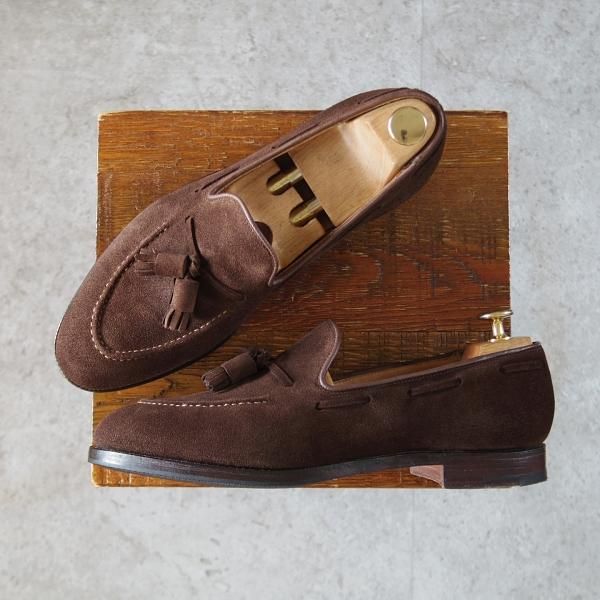 極上★クロケット&ジョーンズ 6.5E【定価￥92,400-★CAVENDISH 2/キャベンディッシュ】タッセルローファー/濃茶/Crockett&Jones★j375
