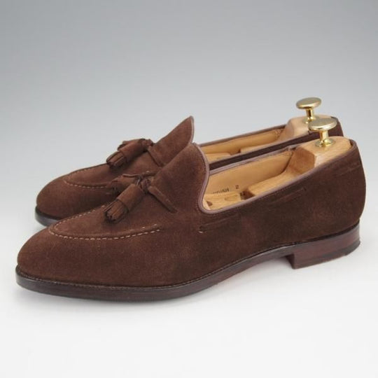 極上★クロケット&ジョーンズ 6.5E【定価￥92,400-★CAVENDISH 2/キャベンディッシュ】タッセルローファー/濃茶/Crockett&Jones★j375