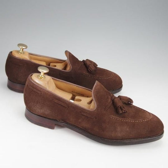 極上★クロケット&ジョーンズ 6.5E【定価￥92,400-★CAVENDISH 2/キャベンディッシュ】タッセルローファー/濃茶/Crockett&Jones★j375