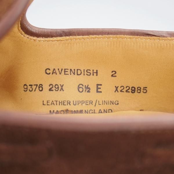 極上★クロケット&ジョーンズ 6.5E【定価￥92,400-★CAVENDISH 2/キャベンディッシュ】タッセルローファー/濃茶/Crockett&Jones★j375