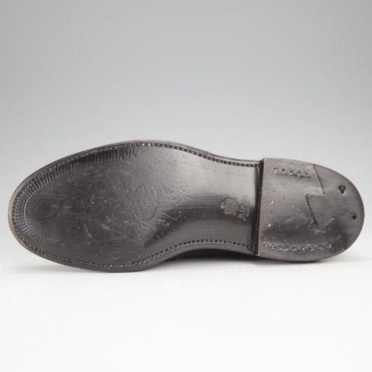 極美品★オールデン 7.5E【現行定価17万円程度★コードバン/(香港)TASSELS別注/987】ヴァンラスト/コインローファー/黒/Alden★j376