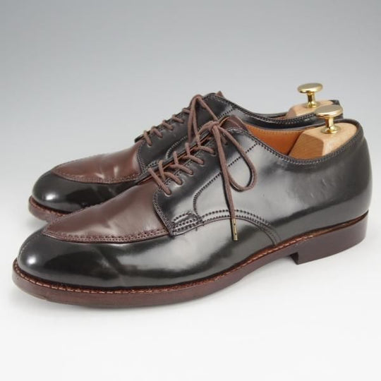 極上★オールデン 8E【貴重★コードバン仕様/(ハワイ)Leather Soul別注/シガー×黒】87970/コンビ/Vチップ/レザーソウル/Alden★j378