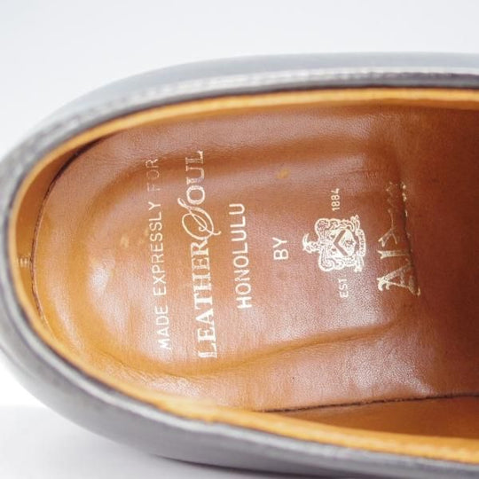 極上★オールデン 8E【貴重★コードバン仕様/(ハワイ)Leather Soul別注/シガー×黒】87970/コンビ/Vチップ/レザーソウル/Alden★j378