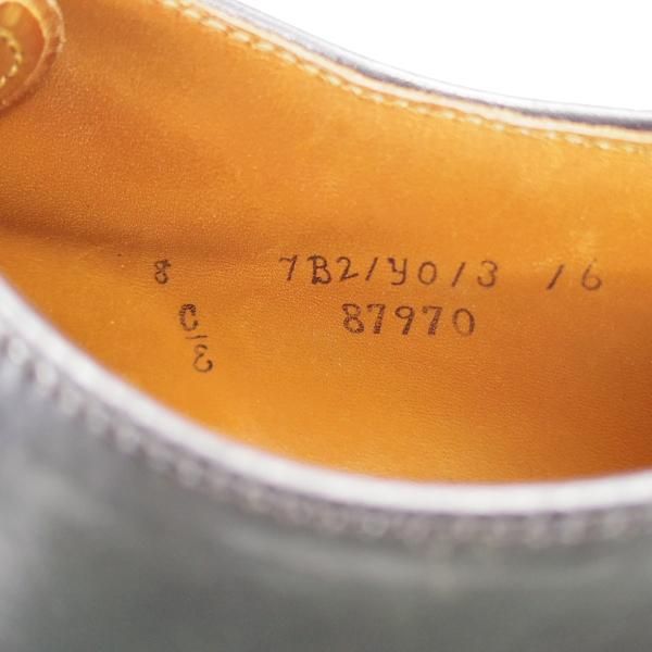 極上★オールデン 8E【貴重★コードバン仕様/(ハワイ)Leather Soul別注/シガー×黒】87970/コンビ/Vチップ/レザーソウル/Alden★j378