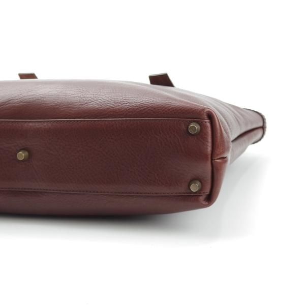 極上★万双【定価￥49,500-★シモーネBOX トート/オイルドレザー】トートバッグ/ブリーフケース/メンズ/ビジネス/バッグ/茶/革/鞄★N5855