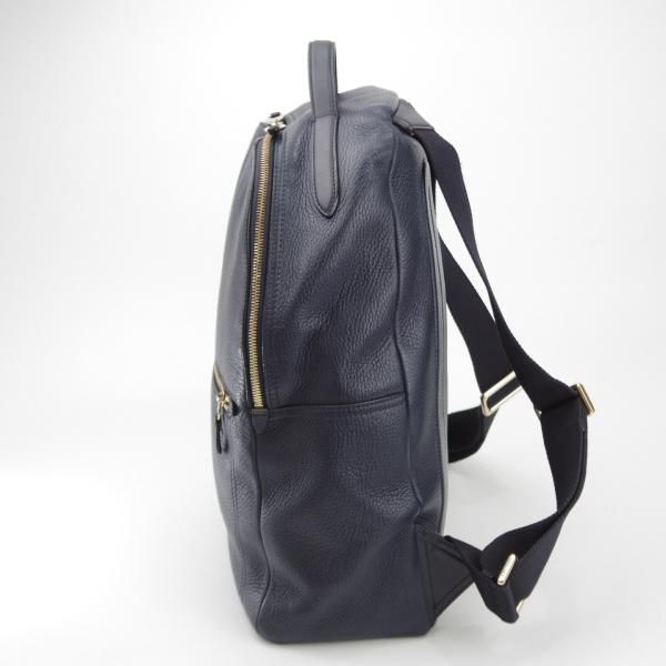 ★(英)スマイソン/SMYTHSON【★レザー/バックパック/紺】リュック/メンズ&レディース/バッグ/デイパック/鞄★N5859