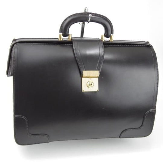 極上★(英)パップワース/PAPWORTH製 【★Peal&co/ブルックスブラザーズ別注/ダレスバッグ】レザー/メンズ/ビジネス/バッグ/鞄/黒★N5861