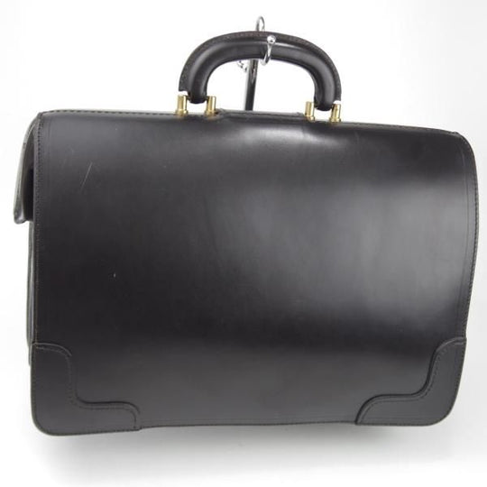 極上★(英)パップワース/PAPWORTH製 【★Peal&co/ブルックスブラザーズ別注/ダレスバッグ】レザー/メンズ/ビジネス/バッグ/鞄/黒★N5861