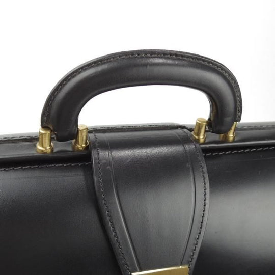 極上★(英)パップワース/PAPWORTH製 【★Peal&co/ブルックスブラザーズ別注/ダレスバッグ】レザー/メンズ/ビジネス/バッグ/鞄/黒★N5861