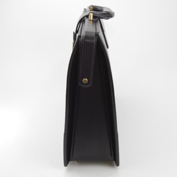 極上★大峽製鞄【現行定価20万円程度★ダレスバッグ/レザー】メンズ/ビジネス/バッグ/ブリーフケース/黒/革/鞄/オオバセイホウ★N5863