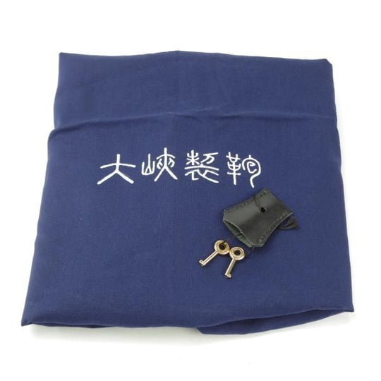 極上★大峽製鞄【現行定価20万円程度★ダレスバッグ/レザー】メンズ/ビジネス/バッグ/ブリーフケース/黒/革/鞄/オオバセイホウ★N5863