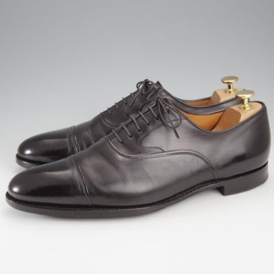 極上★チャーチ 90F/UK9【上級ライン★LAST137コレクション(2013年)/LAMPORT/ランポート】ストレートチップ/黒/メンズ/Church's★j380