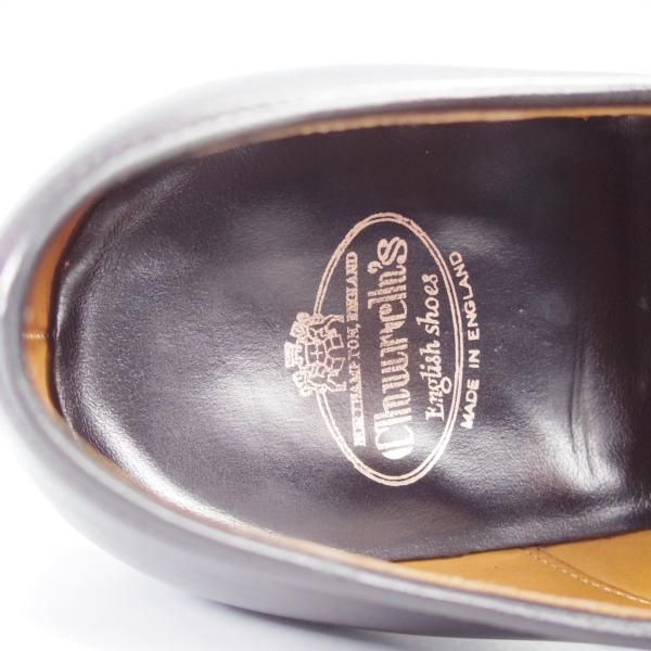 極上★チャーチ 90F/UK9【上級ライン★LAST137コレクション(2013年)/LAMPORT/ランポート】ストレートチップ/黒/メンズ/Church's★j380
